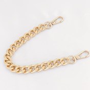 Resim Alüminyum Çanta Zinciri 10mm, Dayanıklı Hafif El Çantası Askısı, DIY El Sanatları İçin, El Çantaları ve Çantalar Onarımı İçin Yapma Zinciri Tutacak Aksesuarı ile, DIY Cüzdan Yapımı 