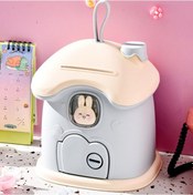 Resim Dinosaurs Store Sevimli Ev Baca Kumbara İle Kilit Para Banknot Kumbarası 