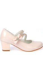 Resim Kiko Kids Aisha Rugan Günlük Kız Çocuk 4 Cm Topuklu Abiye Ayakkabı 
