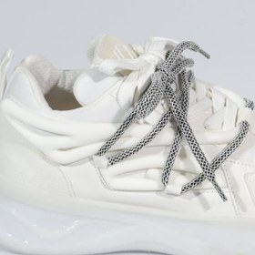 Resim Dgn B1014 Kadin Kalin Taban Bağcikli Sneakers Ayakkabı 