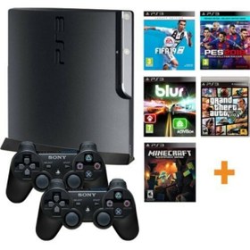 Resim Ubisoft Ps3 500 Gb Slim Kasa Makina 2 Kol 40 Kaliteli Oyunlar (YENİLENMİŞ PS3) 