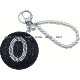 Resim Silver1 Gıoıo Yeni Mini Taşınabilir Kozmetik Ayna Kolye Anahtarlık Çanta Aksesuarları Kolye Dıy Anahtarlık (Yurt Dışından) 