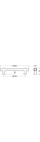 Resim 4223 Klasik Kulp Antik Renk 192 Mm 