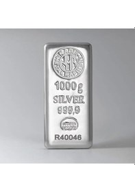Resim Nadir 1000 Gram 1 Kg Külçe Gümüş 