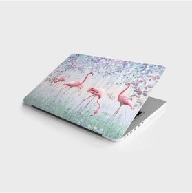 Resim Laptop Sticker Bilgisayar Notebook Pc Kaplama Etiketi Flamingo 