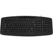 Resim EVEREST KB-920 USB KABLOLU FULL BOY 14 MULTİMEDYA TUŞLU SİYAH Q KLAVYE En Uygun Fiyat!