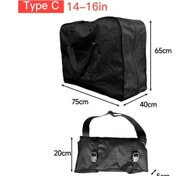 Resim Mufunye Katlanır Bisiklet, 14-16 İnç, Model C, 600d+210d Çok Renkli 