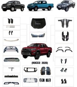 Resim autogp Toyota Hilux 2021 Dönüşüm Rocco Body Kit 2004 / 2015 