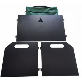 Resim Rüzgarlık Tekli Ocak Galvaniz Koruma Siyah 