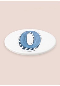 Resim The Mia Harf Bardak Altlığı O Beyaz 