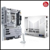 Resim Asus Tuf Gamıng Z890-PRO Wıfı, 9066MHZ Oc, 4xddr5, 4x M.2, Hdmı, Dp, 2xthunderbolt, 2xtype-C, Wi-Fi 7, Bluetooth 5.4, Intel Core Ultra Cpu(Seri 2), LGA1851 Soket, Gaming Anakart 