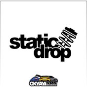 Resim OkyayWorks Static Drop Sticker - Siyah 