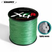 Resim XISUIPEY Yeşil 4-Strand Örgülü Olta - 300m/500m Ana Hattı Ultra Güçlü Çekiş Gücü ile, Tatlı ve Tuzlu Su Balıkçılığı için Ultra Güçlü Örgülü Olta, Dayanıklı PE Malzeme, Balıkçılık Yemi Bağlama ve Düğüm Bağlama için İdeal, Balıkçılık Hattı Bağlama, Canlı Örgülü Hattı, Yüksek Güçlü Malzeme 