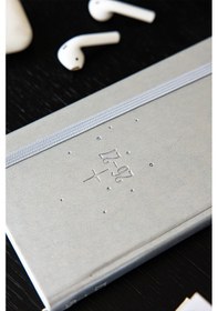 Resim Charm Takılabilen 2026-2027 Mid-year Akademik Cep Ajanda 9x17 Cm Gümüş Metalik Gümüş 