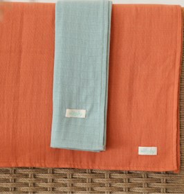 Resim elibaby 2’li %100 Organik Pamuk Müslin Örtü Seti (NİL ,TARÇIN 2 ADET 75X85 CM) 