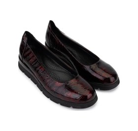 Resim Tamer Tanca Kadın Hakiki Deri Bordo Comfort Ayakkabı 1065 25201 Bn Ayk Sk25-26 Bordo Bsk Bordo 