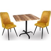 Resim Beymobilya Indigo Werzalit Kare - Çırağan Fiskos Seti (80X80) (523081273) 