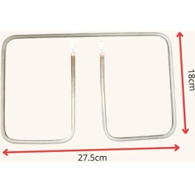 Resim İnox Rezistans Tefal Tost Makinesi Rezistansı 110 Volt 1000 Watt Adet 