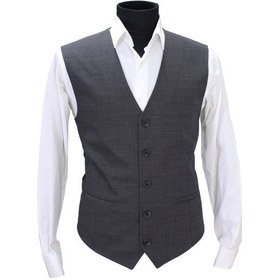 Resim Mentor Regalo Erkek Yelek V Yaka Siyah Desenli 5-50472 