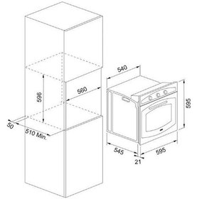 Resim Franke FCO 86 H MB Matt Black Ankastre Fırın 