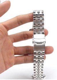 Resim CONSTRAIN Watch Ultra 49mm Kordon İle Uyumlu KRD, 54 Metal Strap Kayış CNS, Gümüş 