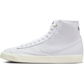 Resim Nike Blazer Mid '77 Canvas Kadın Spor AYAKKABISI(DX5550-100) 