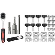 Resim Honmex Jeep Wrangler Jl Jk 2007-2021 Kapı-kapak-karşaf Kaldırma Torx Aleti Seti, Metal Somun Ve Uç Parçalar İçeren Araç Tamiri Gereci 