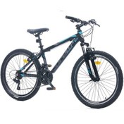 Resim Corelli Felix 3.0 - 13'' Kadro 26 Jant Dağ Bisikleti - Siyah - Turkuaz / Gri Turkuaz / Gri 