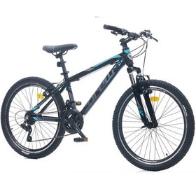 Resim Corelli Felix 3.0 - 13'' Kadro 26 Jant Dağ Bisikleti - Siyah - Turkuaz / Gri Turkuaz / Gri 