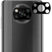 Resim Microcase Xiaomi Poco X3 Pro Kamera Lens Koruma Halkası - Kapalı Tasarım Siyah 