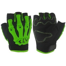 Resim Erkekler İçin Motosiklet Motokros Eldivenleri Yaz Yarım Parmak Dokunmatik Ekran Motos İskelet Eldivenleri Bmx Atv Eldiven 56486331 
