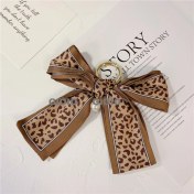 Resim Silver1 Gıoıo Yeni Ipek Eşarp Anahtarlık Kişiselleştirilmiş Inci Papyon Çanta Çekicilik Dokuma Anahtarlık (Yurt Dışından) 