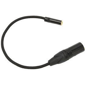 Resim Yaleker 0.3m Nylon + Aluminyum Kablo: 3.5mm Dişi'den 3pin Xlr Erkek Konnektöre, Ses Enstrümanları Ve Mikserler İçin Kararlı Transmisyon Diğer 