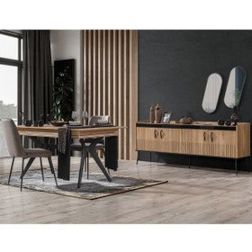 Resim SHOWDEKO Izgi Dining Room 