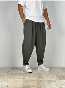 Resim Yeşil Pileli Yarım Şalvar Coc2137 Haki 