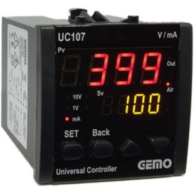 Resim Gemo Uc107-24v-r ,72x72 24vac/dc 0..10v/4..20ma Kontak-2a2k Proses Kontrol 