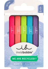 Resim Ib Haır Tıe Neon Glow 5'li Saç Tokası Çok Renkli 