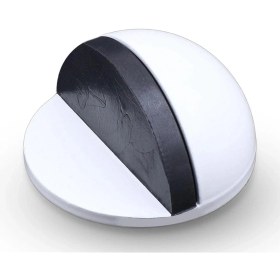 Resim Nzb (5 Adet) Yarımay Kapı Stoperi Tamponu Kendinden Yapışkanlı Kapı Stopu Beyaz 