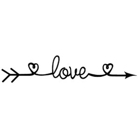 Resim Love Oku Sticker Oto-motor-laptop-duvar-dekor 10 X 2 Cm 