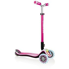 Resim Globber Elite Prime Full Işıklı Pembe Çocuk Scooter 