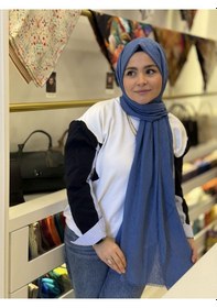 Resim La Boutique Be Happy Şal İndigo Çok Renkli 