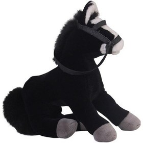 Resim At Siyah Peluş 36 Cm 