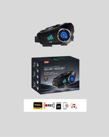 Resim Ceylan Adam Q28 Motosiklet Kask Bluetooth Kulaklık Full Hd 1080p Kamera 