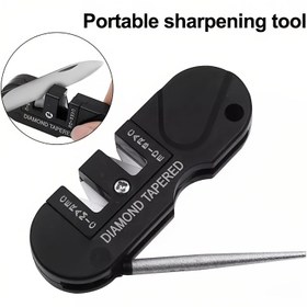 Resim 4'ü 1 Arada Taşınabilir Tungsten Çelik Öğütücü - Açık Hava Kampı, Avcılık & Ev Mutfak Kullanımı için Çok Fonksiyonlu 