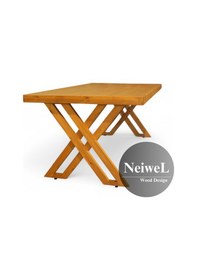 Resim Neiwel Tues Doğal Ahşap Toplantı Masası x 120 x 240 Açık Ceviz 