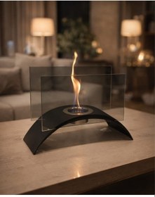 Resim Westonya Westart01 Flame One Masaüstü Bioethanol Şömine 