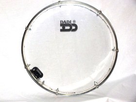 Resim Plexie Glass Clear Frame Drum Bendir Percussion with Light 
