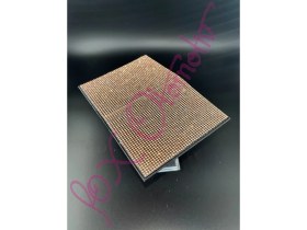 Resim Fox Rose Gold Taşlı Ruhsat Kabı 