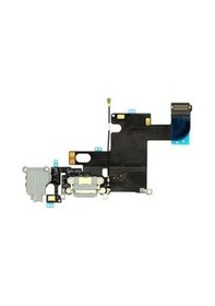 Resim iPhone Uyumlu 6 Şarj Soketi Kulaklık Mikrofon Film Bordu Gri 