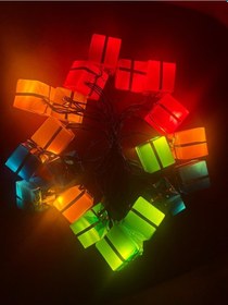 Resim Bet's 4 Metre 20 Led Pilli 2 Kademeli Hediye Kutusu Led Işık 